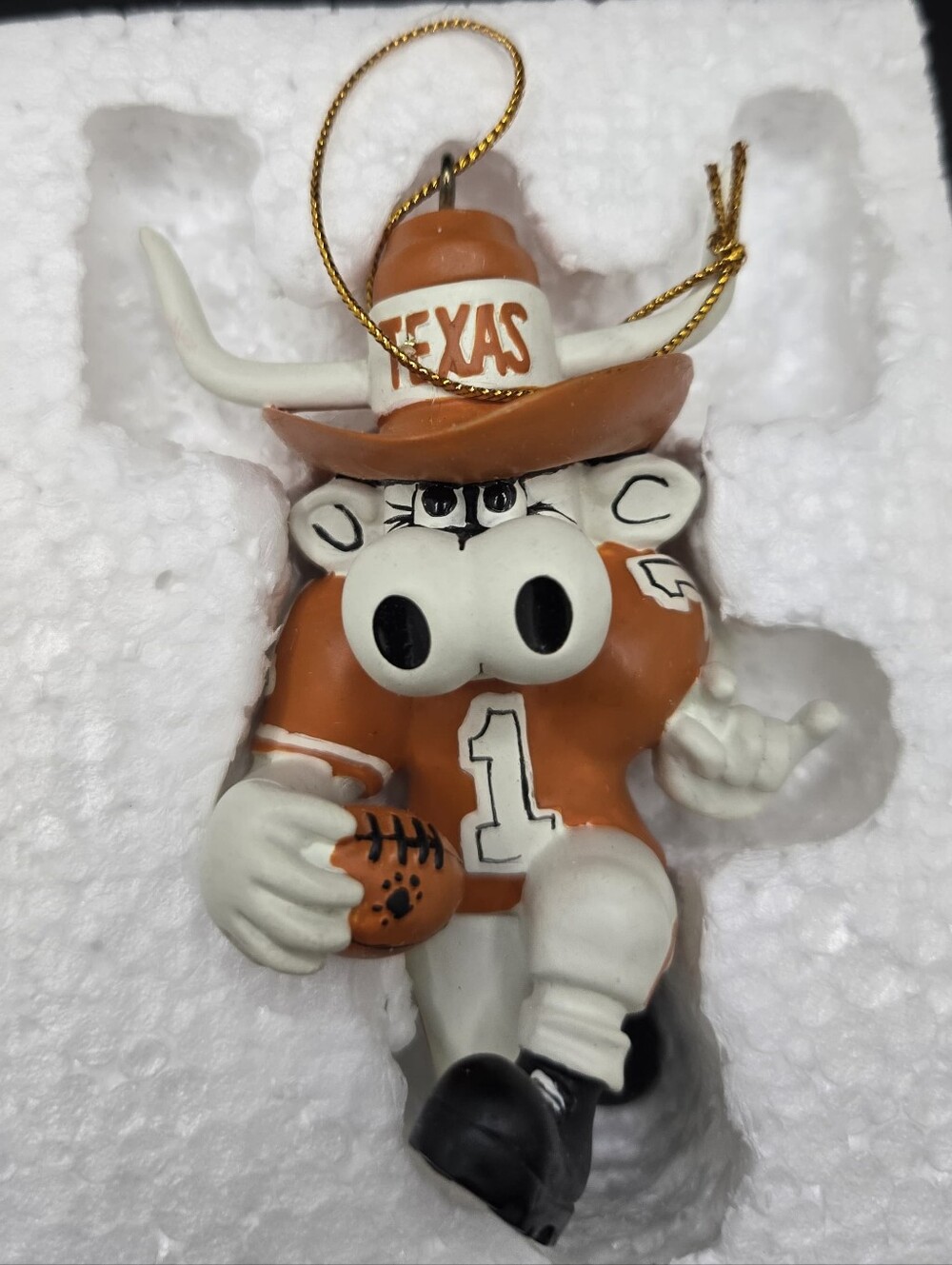 Bevo Ornament The University Of Texas First In A Limited Series 2001